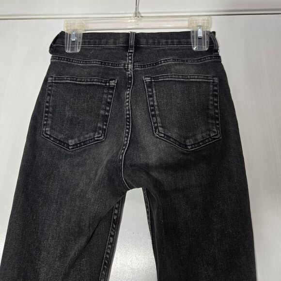 EVERLANE High-Rise Ankle Skinny Jeans Washed Black Sz 26 - Picture 8 of 11